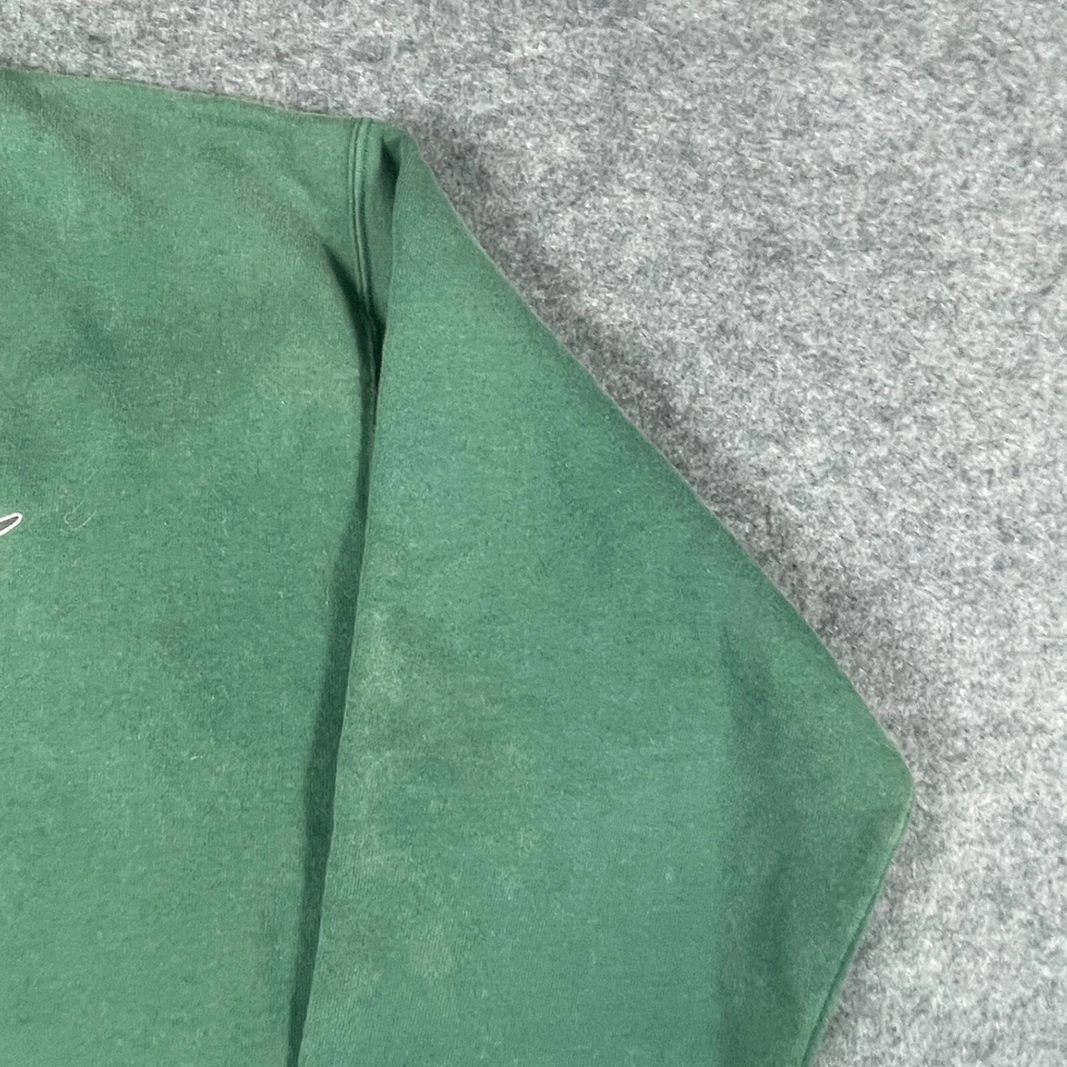 De Colección Sudadera Soffe Para Hombres Grande Verde Desteñido Cuello Redondo Pullover Algodón Pesado EE. UU. Foto 4 de 4