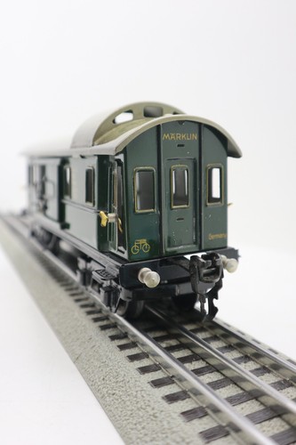 Marklin, O, #17540, Deutsche Reichsbahn, Green Baggage Wagon Car, C-7 Excellent - Picture 4 of 24