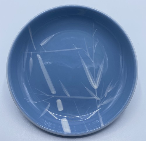 Mid Century  Winfield Blue Pacific California Pottery Bamboo Dessert Plate 6" - Picture 1 of 5