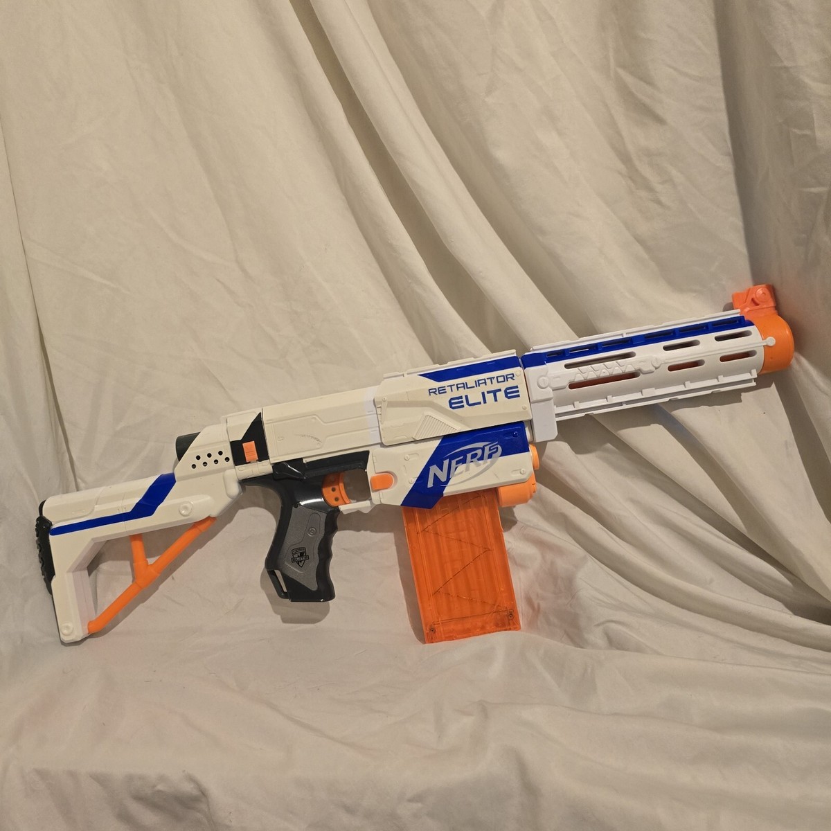 Nerf Retaliator Elite ブラスター Amazon.com: NERF N-Strike Elite Retaliator Blaster, Stock, Grip