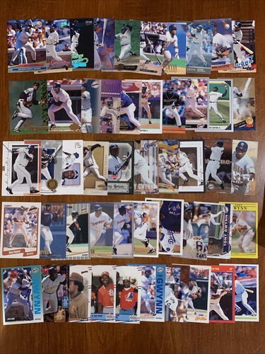 Tony GWYNN Lot (367) mit parallelen Einsätzen Chromfolie San Diego Padres HOFer - Bild 5 von 9