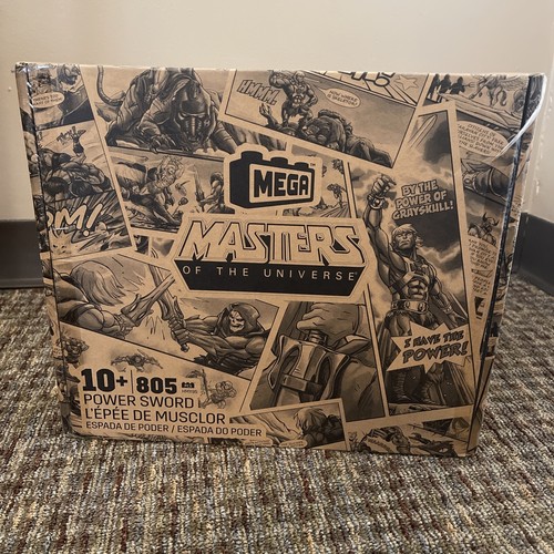 MEGA Masters of The Universe Building Toys Set, Power Sword with 805 Pieces, ...