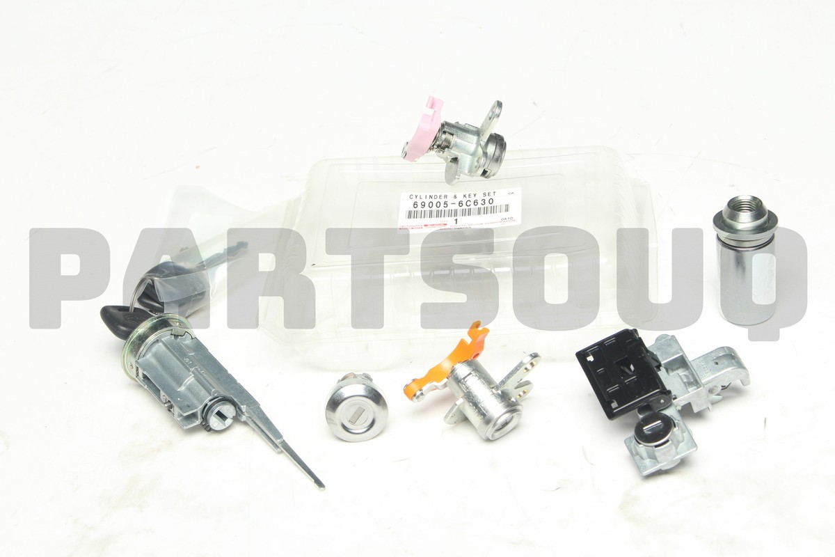 690056C630 Genuine Toyota CYLINDER SET, LOCK 69005-6C630 | eBay