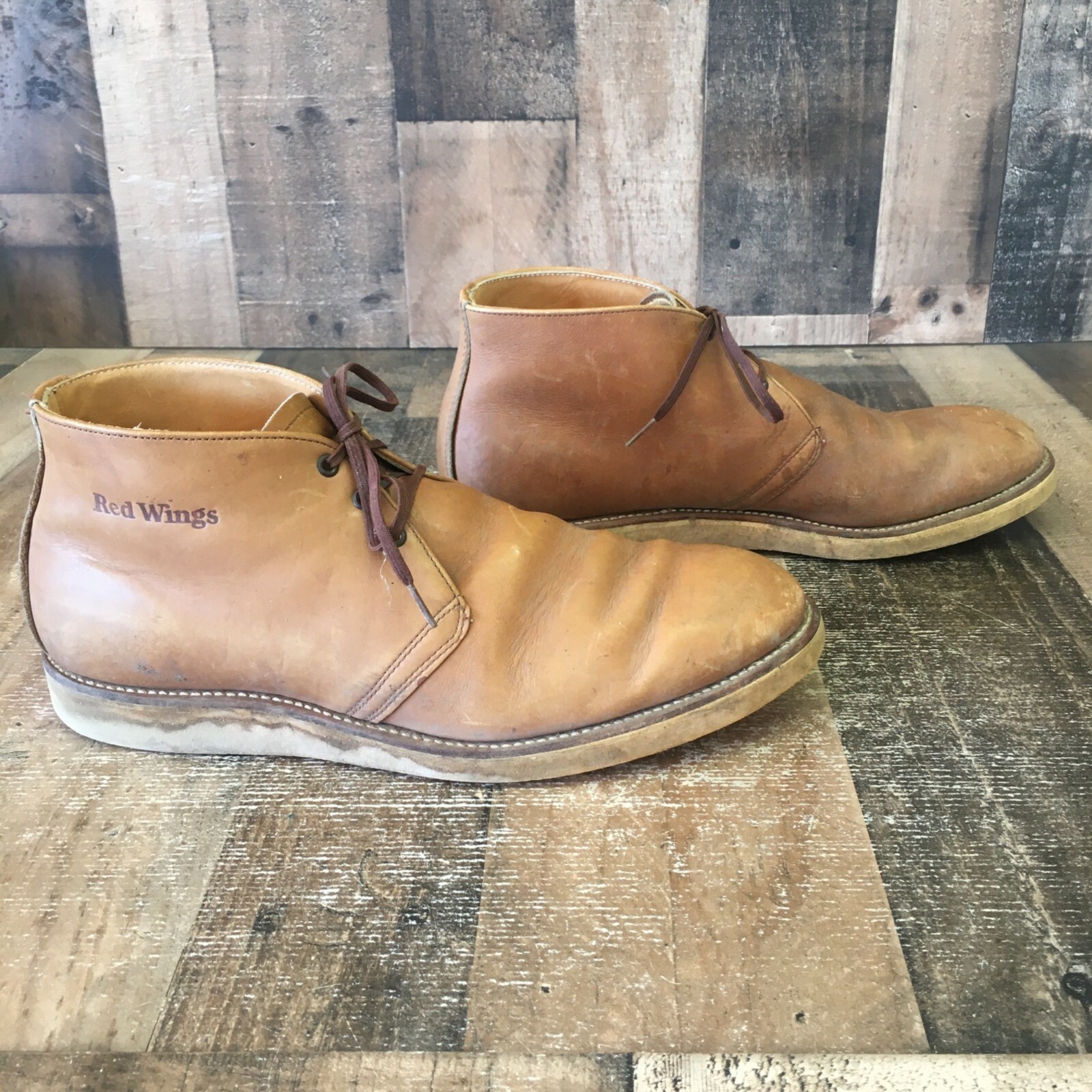 Red Wing 595 Vtg Chukka Boots Mens 13 C 
