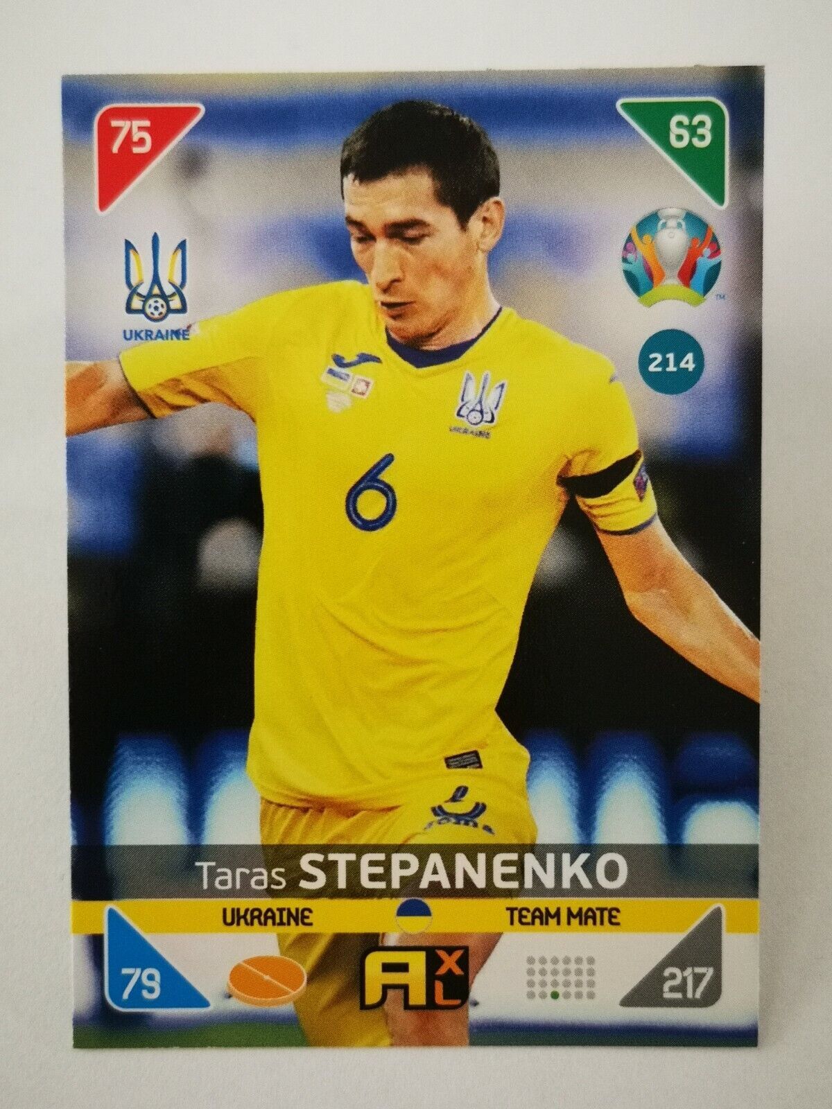 Panini D7 ADRENALYN XL UEFA Euro 2020 Kick Off 214 Taras STEPANENKO Ukraine eBay