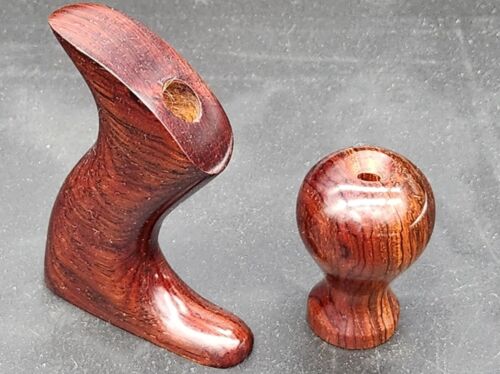 Custom Hand Made Cocobolo Tote & Knob For Lie Nielsen No 2 Hand Plane - Picture 2 of 2
