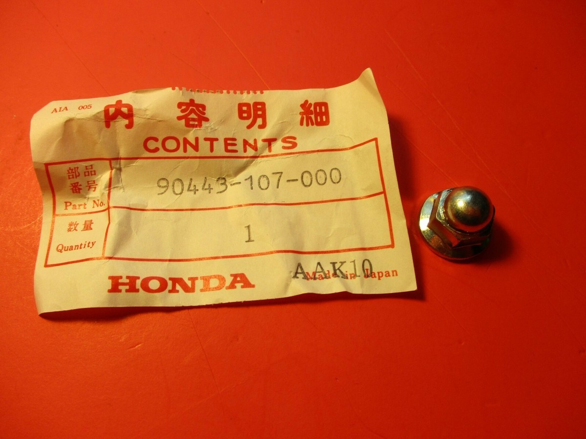 NOS NEW OEM ORIGINAL HONDA CBX CB750F CB900 CAP NUT 90443-107-000