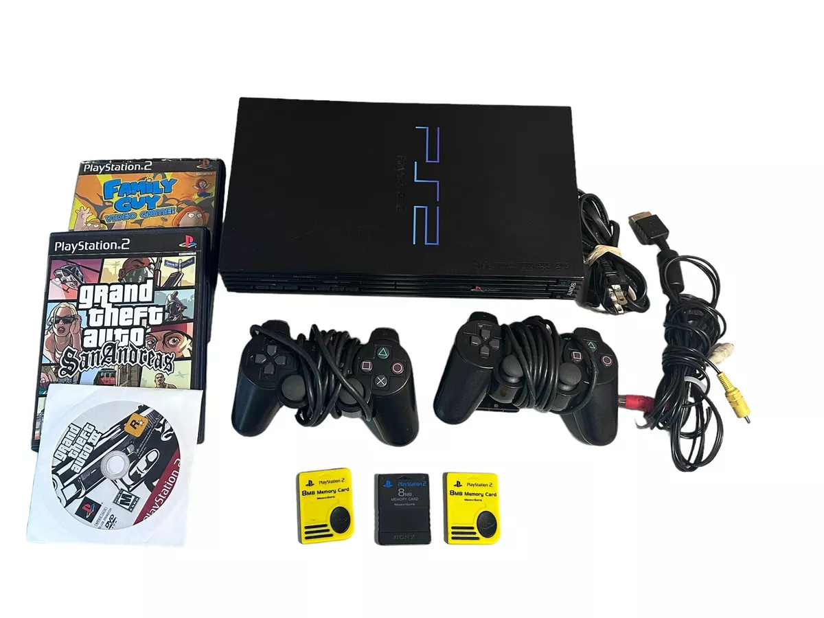 Restored Playstation 2 FAT Console with 8MB Memory Card