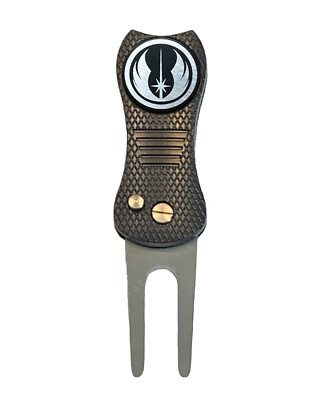 Star Wars Jedi Logo Golf Ball Marker + Switchblade Divot Tool Laser
