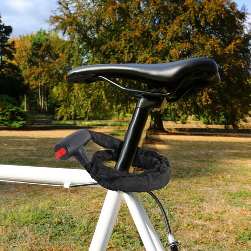 Fahrradschloss 120cm mit 2 Schlüssel Panzerschloss Kettenschloss Motorradschloss - Bild 12 von 15