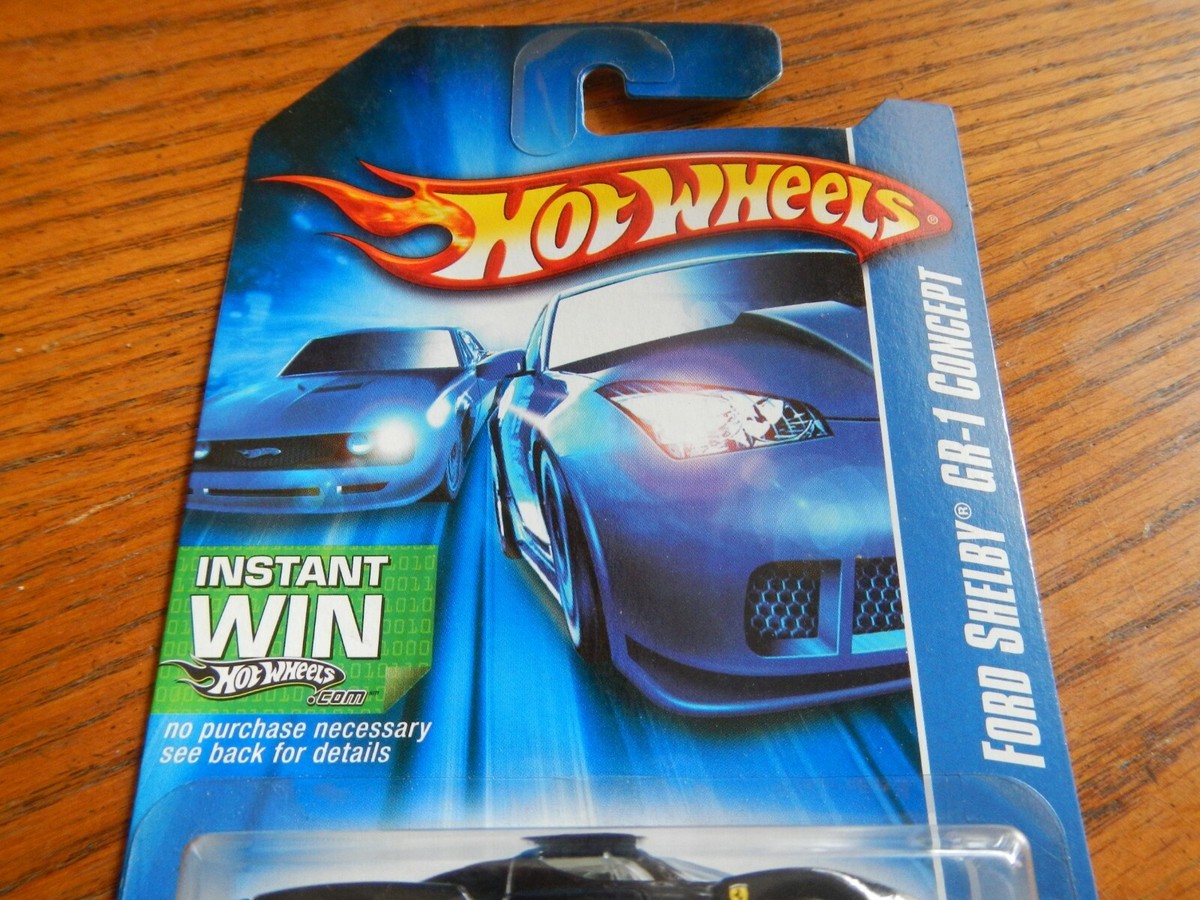 Hot Wheels Erreur: Enzo Ferrari Noir Sur Carte Ford Shelby GR-1 - 1:64 2006