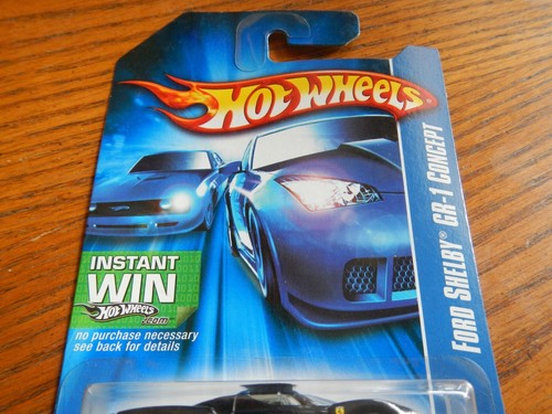Hot Wheels Error Card Enzo Ferrari Black in a Ford Shelby GR-1 Concept Card 1:64 - Picture 9 of 9