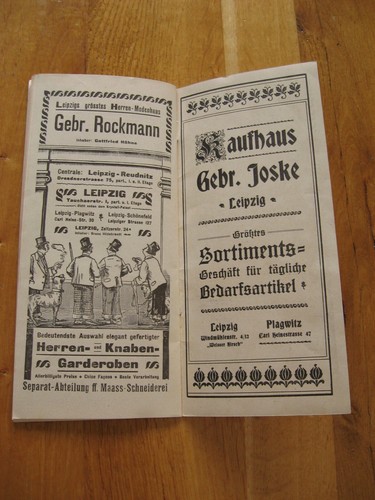 altes Programm Theater Leipzig Krystall Palast vom 15. März 1902 mit Werbung - Bild 14 von 15