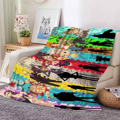 One Piece Luffy Zoro Fleece Blanket Cosplay Usopp Winter Warm Soft Large Throws - Picture 13 of 28