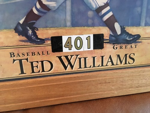 Vintage Ted Williams Framed Old Print The Splendid Splinter 19”x24” Baseball 401 - Picture 5 of 12
