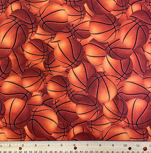 Tela FQ Fat Quarter HAZ TU PROPIO CONJUNTO Pelotas Deportivas Equipo Atlético 100% Algodón - Imagen 4 de 8