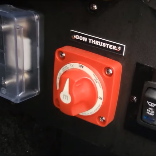 1x Red Sea Systems 6006 m-Series Mini Battery On-Off Man Knob Switch Marine Red - Picture 9 of 12