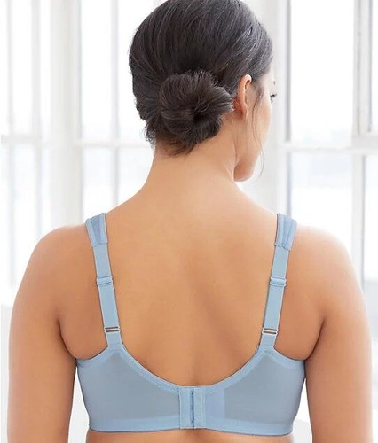 GLAMORISE Light Blue Heather Full Figure Magiclift Bra, US 44F, UK 44E, NWOT - Bild 4 von 4