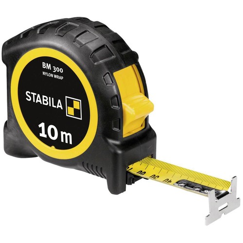 Stabila 19843 BM 300 Tape Measure 10m, Durable, Easy-Read, Secure Hook - Picture 1 of 2