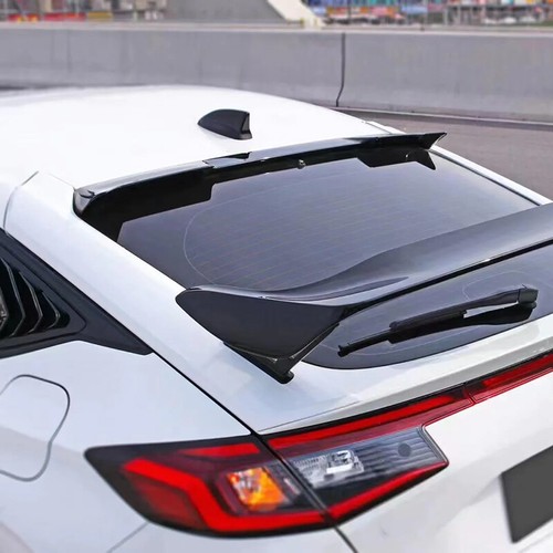 Gloss Black Shark Fin Antenna Decorative Cover For Honda Civic 11th 2022-23 New - Picture 3 of 11