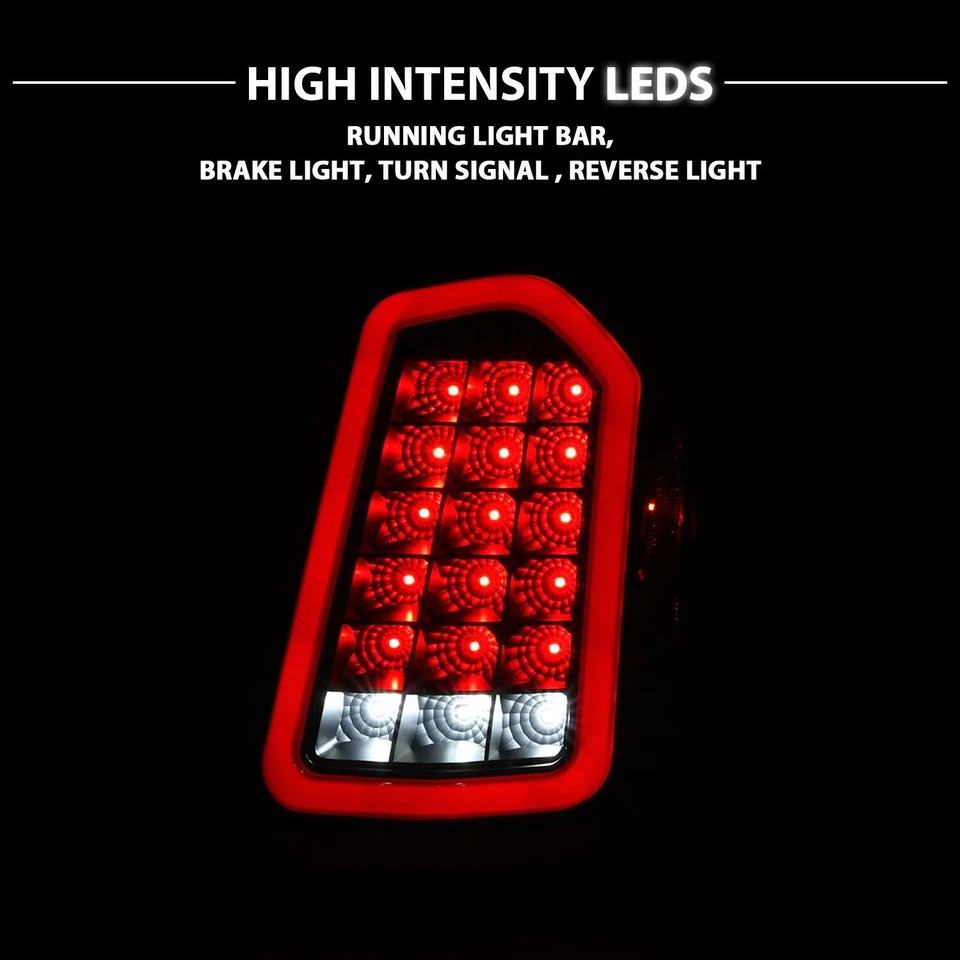 Luces traseras negras LED completas Chrysler 300 2011-2014 nuevas Foto 4 de 4