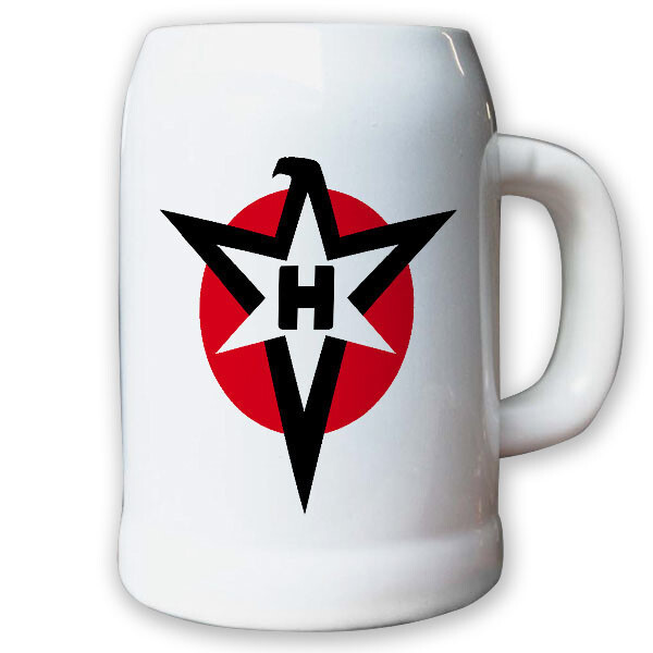 Krug Bierkrug 0 5l Henschel Logo Flugzeug Werke Wk Militar Wappen 8684 Ebay