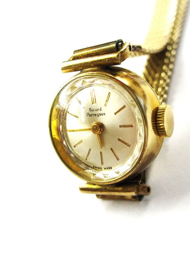 Vintage Girard Perregaux Watch Women 10K Gold Filled Manual Winf 17 Jewels Runs - Picture 2 of 16