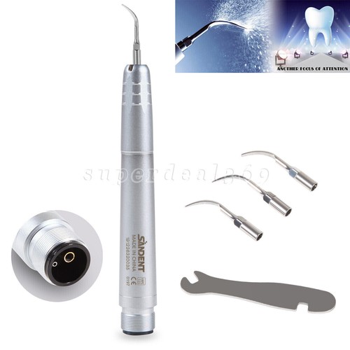 Dental Ultrasonic Air Perio Scaler Handpiece Hygienist 4/2Hole w/3 Tips Original - Bild 15 von 62