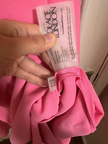 AUTH Solace London The Arden Maxi Dress in Light Pink UK 8 - Picture 7 of 7