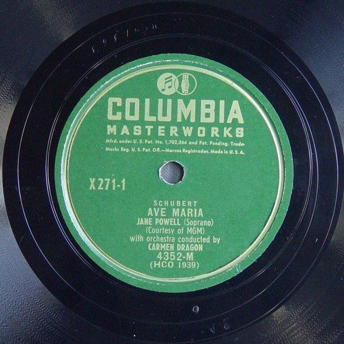 78 RPM 10" Set: x-271 Songs By Jane Powell Ave Maria Holiday in Mexico Christmas - Picture 16 of 19