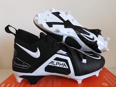 Size 12.5 - Nike Alpha Menace Pro 3 Black White for sale