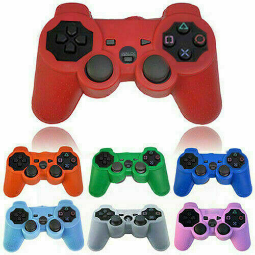 For Playstation PS3 Controller Gamepad Silicone Protective Skin Cover Case - Picture 1 of 5