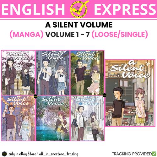 A Silent Voice Manga 1 2 3 4 5 6 7 reimpresión cubierta blanda inglesa - Elige tu volumen - Imagen 1 de 8