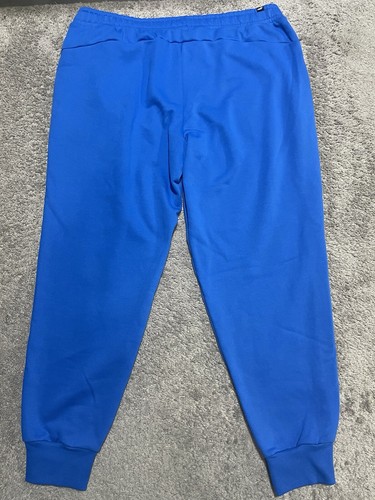 Puma Embroidered Logo Jogger Sweatpants Men's 2XL XXL Blue Athletic NWT $50 - Picture 12 of 13