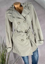 NEW short coat trech trech coat jacket beige S 34 36