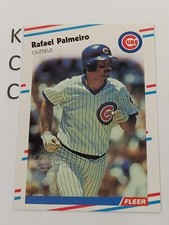 1988 Fleer MLB #429 Rafael Palmeiro Chicago Cubs