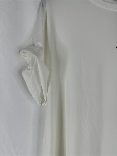 Cocomo Stars Pullover Top Womens Plus Size 2X White Cuff Sleeve Stretch New - Picture 7 of 15