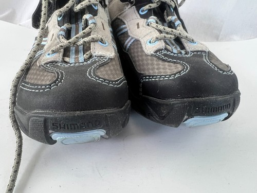 Shimano SH-WM41 Women's MTB BMX Cycling Shoes w/ Cleats ~ Size 39 ~ US 7.2 ~NICE - Picture 11 of 16