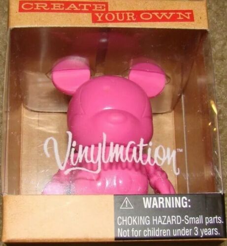 Disney VINYLMATION Mickey CREATE Your OWN 3" PINK_New in Box - Picture 2 of 6