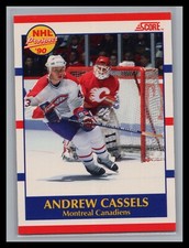 1990-91 Score Canadian #422 Andrew Cassels NHL Prospect RC Montreal Canadiens