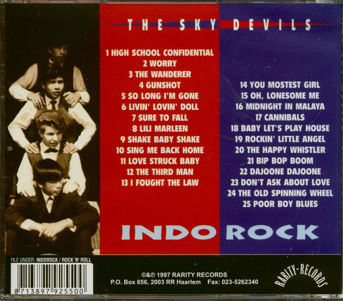The Sky Devils - Indo Rock (CD) - Revival Rock & Roll/Rockabilly