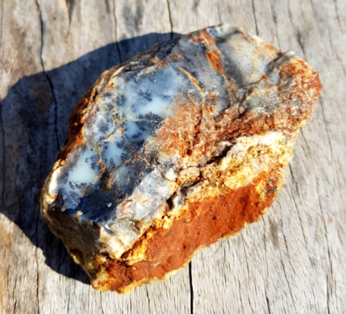 DENDRITIC MOSS AGATE DENDRITIC OPALITE 87 X 60 X 32 MM 162 G - Picture 7 of 16