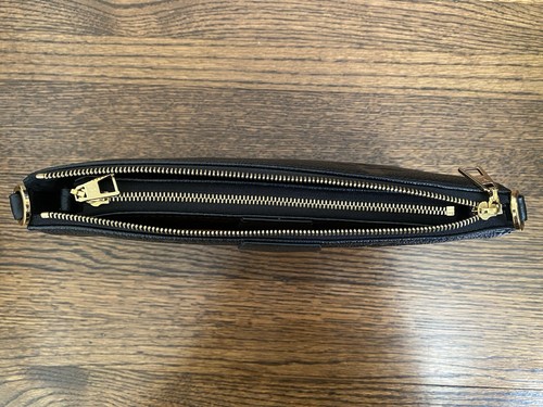 LOUIS VUITTON MULTI POCHETTE ACCESSORIES BLACK W/ MONOGRAM EMPRIENTE LEATHER - Picture 8 of 20
