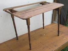 ANTIQUE "SIMPLICITY" FOLDING SEWING MEASURING TABLE Vintage Décor (parts/fix)