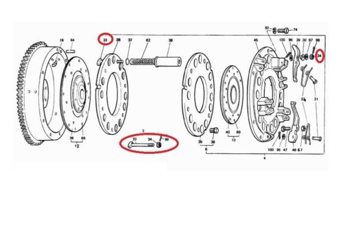 belarus tractor t40, 400 embrague perno de ajuste - Imagen 2 de 2