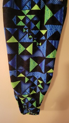 Traje de baño atlético de una pieza TYR Racer Back Diamond Back azul y negro talla 32 - Imagen 6 de 24