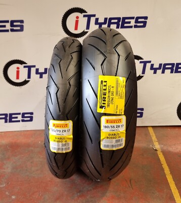 Pirelli Diablo Rosso II 180/55 ZR17 73W Au Meilleur Prix Sur