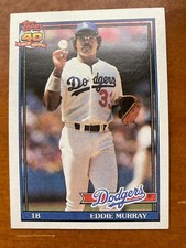 EDDIE MURRAY BASEBALL CARD SINGLES VINTAGE *YOU PICK* NM HOFER ORIOLES TOPPS UD