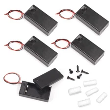 pack Of 5 9v Battery Holder 9 Volt Battery Holder With Switch 9v Battery Case W
