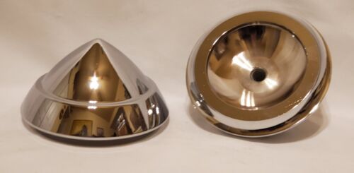 NWOT - 1957 Chevy Front Accessory Bumper Bullets Chrome, Pair - NO HARDWARE - Picture 2 of 6